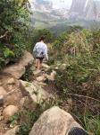 Isabelle hiking in Hong Kong